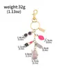 Pentagrama en forma de corazón con goteo de aceite de aleación para labio, lápiz labial, gafas de sol, colgante para bolso de hombro, llavero, decoración de bolso, accesorio