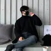 Otoño e Invierno Nuevo Cárdigan de Punto de Color Sólido Chaqueta para Hombre Versátil Casual Japonés Suéter Simple Tejidos de Punto Moderno