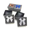 Caja Negra Serie Moño 8*9*5.3cm Caja para Relojes Caja de Joyería Caja para Empaque de Regalo