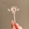 Pinza para el Cabello con Varita Mágica de Hada Súper Linda Estilo Japonés Linda Femenina Corazón Recortador de Cabello Pinza Lateral Pinza para Flequillo Pinza de Pato