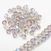 Colgante de agujero mágico de cara retorcida con cuentas retorcidas, cuentas de vidrio de 8 MM, accesorios para joyería DIY, pendientes, collar, pulsera, accesorios para collar