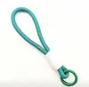 Pingente Simples Versátil Corrente para Pendurar Cordão de Celular Chaveiro Universal de Mão Cor Sólida Anel de Mola Anti-perda Decoração de Embalagem de Bolsa