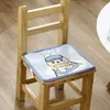 Cojín para Silla Infantil Guardería Taburete Pequeño Felpa Cojín para Silla de Bebé Almohadilla Pequeña Estudiante Salón de Clases Almohadilla para Asiento