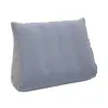 Almohadilla Triangular PVC Flocado Almohadilla Triangular Inflable Portátil Viaje al Aire Libre Cojín para Cintura Almohada para Dormir en la Hora de la Comida