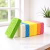 Esponja Limpiadora de Pulpa de Madera Natural, Paño Mágico Limpiador de Manchas y Absorbente de Grasa, Esponja para Lavar Platos y Limpiar Ollas de Cocina, Estropajo