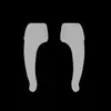 Moda grandes pernas de óculos protetores de ouvido de silicone Esportes óculos fixos pés óculos de silicone acessórios capa antiderrapante