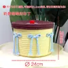 Caja de Almacenamiento de Escritorio Cesta de Almacenamiento de Pudín Trenzada a Mano Ins Cuerda de Algodón Cesta de Almacenamiento de Artículos Varios Cesta de Almacenamiento para Hogar Dormitorio