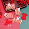 Plato del Año del Conejo de Invierno del Festival de Primavera Polvo Dorado Dibujos Animados Funda para Teléfono Móvil Accesorios Año Nuevo Joyería DIY para Niños Accesorios
