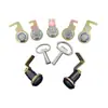 Panel de puerta de dispensador de combustible cerradura llave triangular cerradura triangular llave de dispensador de combustible cerradura de puerta accesorios de dispensador de combustible Zhengxing Yinggao