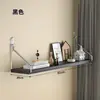 Estante de almacenamiento de pared sin perforaciones, partición de pared montada en la pared junto a la cama, decoración de pared para sala de estar, estante para router, estantería de pared