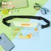 Bolsa de Cintura Impermeável Transversal para Natação e Rafting, Estojo Selado de Três Camadas à Prova d'Água para Celular ao Ar Livre, Bolsa Impermeável Transparente com Tela Touch para Celular Grande