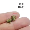 Cross border retro liga bronze antigo tee buraco conta conector DIY pulseira colar acessórios atacado