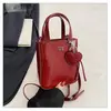 Bolso Cruzado Brillante de Estilo Coreano de Primavera y Verano para Mujer, Bolso de Hombro Versátil, Bolso Pequeño Cuadrado, Bolso Tote Pequeño de Moda para el Trabajo