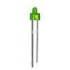 Diodo Emisor de Luz Verde para Cabello Verde Led de 2 mm Patas Largas F2 Enchufe Recto Verde Perla de Lámpara de Cabeza Redonda Perla de Lámpara Led de Patas Cortas de Alto Brillo
