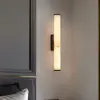 Lámpara de pared de mármol natural español, moderna, de lujo, para villa, sala de estar, dormitorio, mesita de noche, lámpara de pared de cobre de alta calidad.