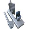 Retenedor de faldón antiderrames de aluminio en ángulo de 40 x 40, retenedor de acero inoxidable, ángulo de aluminio