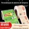 Rótulo Autoadesivo para Rolo de Temperos Impressão Publicitária Adesivo para Frasco Logotipo de Marca Adesivo Alimentar Impressão Colorida Personalizada