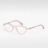 M2500 export ojo de gato mariposa marco pequeño moderno foto callejera marco personalizado gafas graduadas para miopía para mujer con protección contra la luz azul