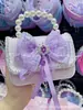 Bolso infantil estilo princesa Chanel, bonito bolso infantil, bolso bandolera de moda para mujer, bolso infantil combinable, venta al por mayor