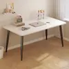 Mesa, Mesa de Computador de Mesa, Mesa Simples para Estudo em Quarto de Casa, Mesa de Escrita para Estudante, Mesa Retangular Espessa