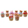 Fofo Criativo Promoção Temporada de Formatura Toalha Presente Brinquedo Urso Copo de Aniversário Evento Bolo de Casamento Presente Lezhu