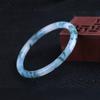 Material Mongólia Exterior Pulseira de Jade Branco e Vermelho de Hotan Xinjiang Jade Seda Dourada Pedra Sangue de Galinha Redonda Jade Branco Jade Fino Anel de Mão Pulseira de Jade