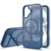 Adecuado para iPhone 16 Funda Magnética de Dos en Uno con Sensación de Piel 16 Pro Max Soporte Cubierta Protectora Al por Mayor