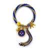 Pulsera de Algodón Tejida Hecha a Mano Thangka Xizang Quinto Maestro Manjushri Zakilam Madre Verde Cuerda de Mano Thangka