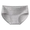 Ropa interior de algodón para mujer, nuevo estilo 2026, negro, blanco y gris, simple, transpirable, antibacteriana, con fuelle extendido, bragas tipo triángulo