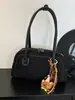 Bolsa de Ombro Estilo Coreano Estampa de Leopardo Bolsa de Axila Outono/Inverno 2025 Nova Grande Capacidade Estilo Estrangeiro Versátil para o Dia a Dia Bolsa de Ombro Transversal