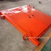 Puerta de valla ignífuga de doble propósito para minas MFHSL1.8*2m, aislamiento de fuente de fuego para subestación, puerta de valla ignífuga