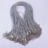 1,5mm DIY Corda de Couro Artesanal Colar Pingente Corda para Acessórios Pingente de Jade Corda para Pendurar Corda de Colar Corda de Cera Trançada