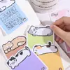 Adesivos Fofos de Desenho Animado Etiquetas de Anotação para Estudantes Adesivos Notas Adesivas de Escritório Marcadores Adesivos Reutilizáveis Caderno Pequeno
