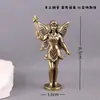Latón Puro Princesa Elfa Estrella de la Suerte Princesa Retro Cultural Creativo Regalo Decoración Escritorio Mascota de Té Artesanía Adorno de Cobre
