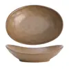 Prato de Jantar Cerâmico Retrô Estilo Japonês, Tigela Oval Doméstica, Prato para Peixe, Tigela para Salada, Prato para Pratos Frios, Prato Lingote em Forma de Barco, Louças para Restaurante