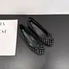 Zapatos Planos para Mujer con Lazo de Lunares que Aumentan la Altura 5 cm Nuevo Estilo 2026 Zapatos Mary Jane de Gamuza sin Cordones Inspirados en Chanel