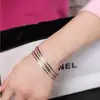 Pulsera de Círculo de Aleación Color Oro Rosa Esmerilado Simple Transfronteriza de Corea del Sur Joyería para Niña Pulsera Regalo para Novia