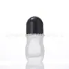 Frasco Roll-On Spot 30ml Frasco Roll-On Transparente 50ml Frasco Roll-On de Aceite Esencial Medicinal Botella Sub-Frasco de Aceite Esencial con Rodillo de Masaje