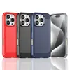 Funda para Teléfono Móvil Apple iPhone 16 Pro Apple 16Pro Funda para Teléfono Móvil Anticaídas de TPU de Fibra de Carbono Cepillado