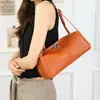 Bolsa de Couro Bovino Tanning Vegetal de Primeira Camada para Mulheres, Bolsa de Ombro/Axila de Couro Genuíno para Mulheres, Nova Bolsa de Verão 2026 para Mulheres