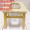 Silla de Toilet para Ancianos Madera Maciza Silla de Toilet para Mujeres Embarazadas Madera Silla de Toilet Simple Móvil Inodoro Doméstico para Ancianos