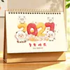 Calendário de Mesa 2027 Calendário Decorativo Criativo Edição Personalizada Impressão para Banco e Logotipo de Empresa Calendário Mensal Atacado