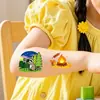 Nuevo Set de Pegatinas de Tatuaje de Dibujos Animados al por Mayor para Niños Impermeables para Acampar al Aire Libre Actividad Padres e Hijos Pegatinas Faciales