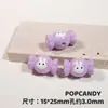 Cadena para Teléfono Móvil de Conejo con Cuentas de Caramelo Cadena Colorida para Teléfono Móvil Macarrón Lindo Joyería Hecha a Mano con Goteo de Aceite Accesorios Colgantes