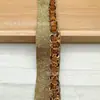 Fita de Miçangas Artesanal Novo Estilo com Lantejoulas 3D e Miçangas, Acessórios de Acabamento para Decoração de Roupas Florais Estilo Chanel