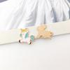 1 Colgante de Esmalte de Aleación Azul Lago Planeta Caracola Unicornio Lazo Pulsera Collar DIY Accesorios Zhongcheng