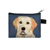 Bolsa de Chaveiro, Porta-Cartão, Sacola de Presente Criativa, Porta-Moedas de Grande Capacidade, Portátil, Temática de Cachorro Pet Fofo Transfronteiriça