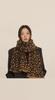 2025 Nuevo Chal de Jacquard con Estampado de Leopardo de Moda de Doble Cara para Mujer, Bufanda Versátil de Gama Alta Estilo Europeo y Americano, Tendencia Guepardo