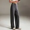 Pantalones de Yoga de Pierna Recta y Pierna Ancha para Mujer, Diseño de Bolsillo Trasero en la Cintura, Alta Elasticidad, No Sudorosos, Pantalones Largos Deportivos para Correr y Entrenamiento