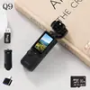 Câmera Esportiva Portátil para Exterior Q8 com Autofoco, Gravação de Conferência, Câmera de Bolso Portátil, Câmera de Bolso com Gimbal